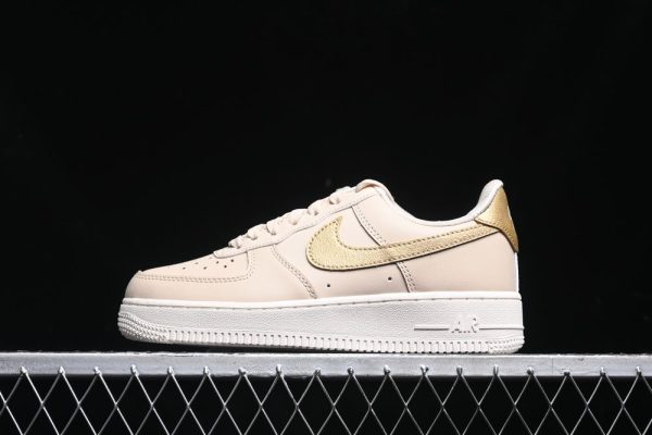 New Arrival Nike AF1 Essential Sanddrift Gold DQ7569-102