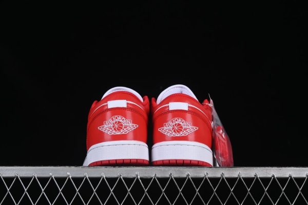 AJ 1 Low Red White 553558-166