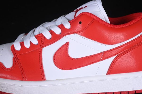 AJ 1 Low Red White 553558-166