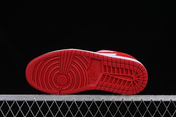 AJ 1 Low Red White 553558-166