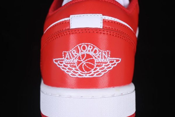 AJ 1 Low Red White 553558-166