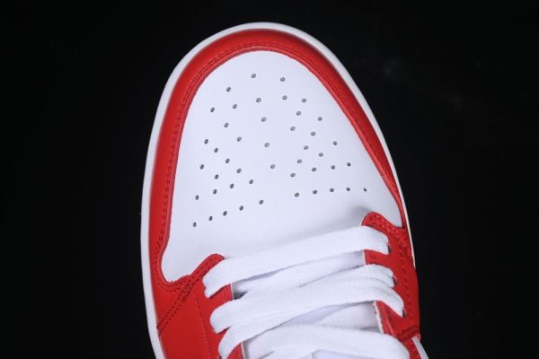 AJ 1 Low Red White 553558-166